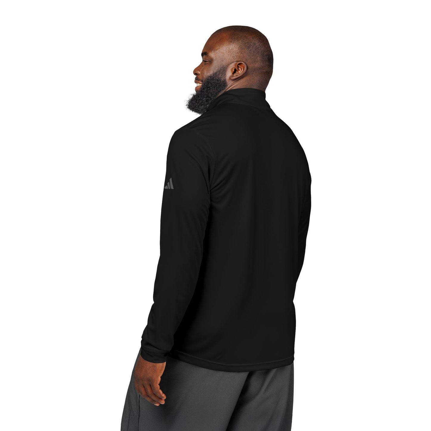GritPalm Collective adidas® Quarter-Zip Pullover with Embroidery - Stylish Sportswear for Active Lifestyles, Perfect for Gifts, Fitness, and Casual Wear - GritPalm Collective
