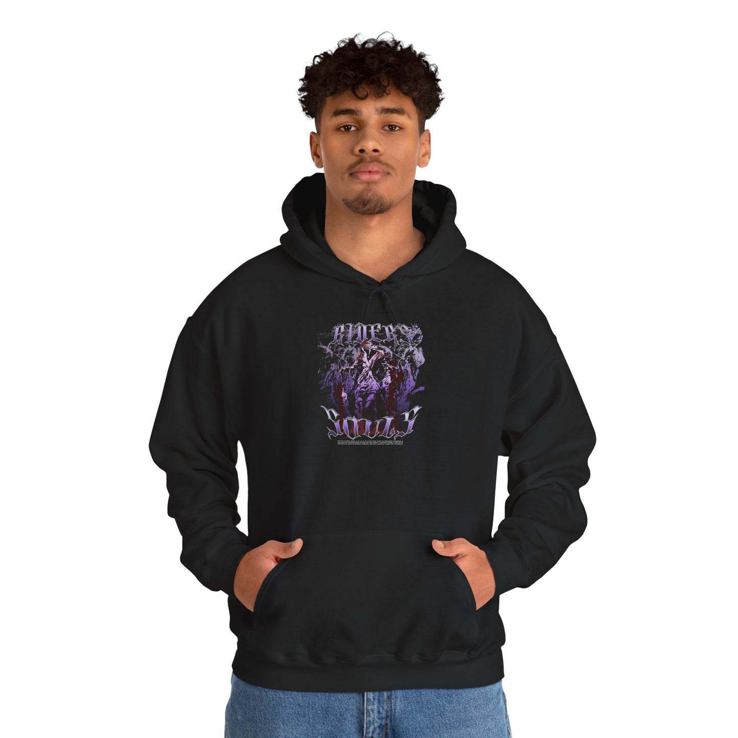 Riders Souls Hoodie, Unisex Hooded Sweatshirt, Cozy Warm Pullover, Grunge Casual Style, Perfect for Halloween - GritPalm Collective