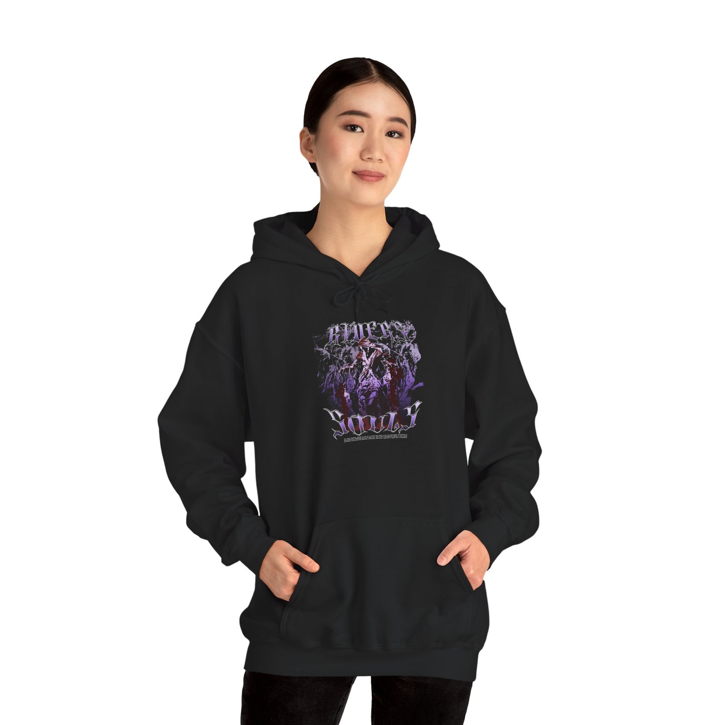 Riders Souls Hoodie, Unisex Hooded Sweatshirt, Cozy Warm Pullover, Grunge Casual Style, Perfect for Halloween - GritPalm Collective