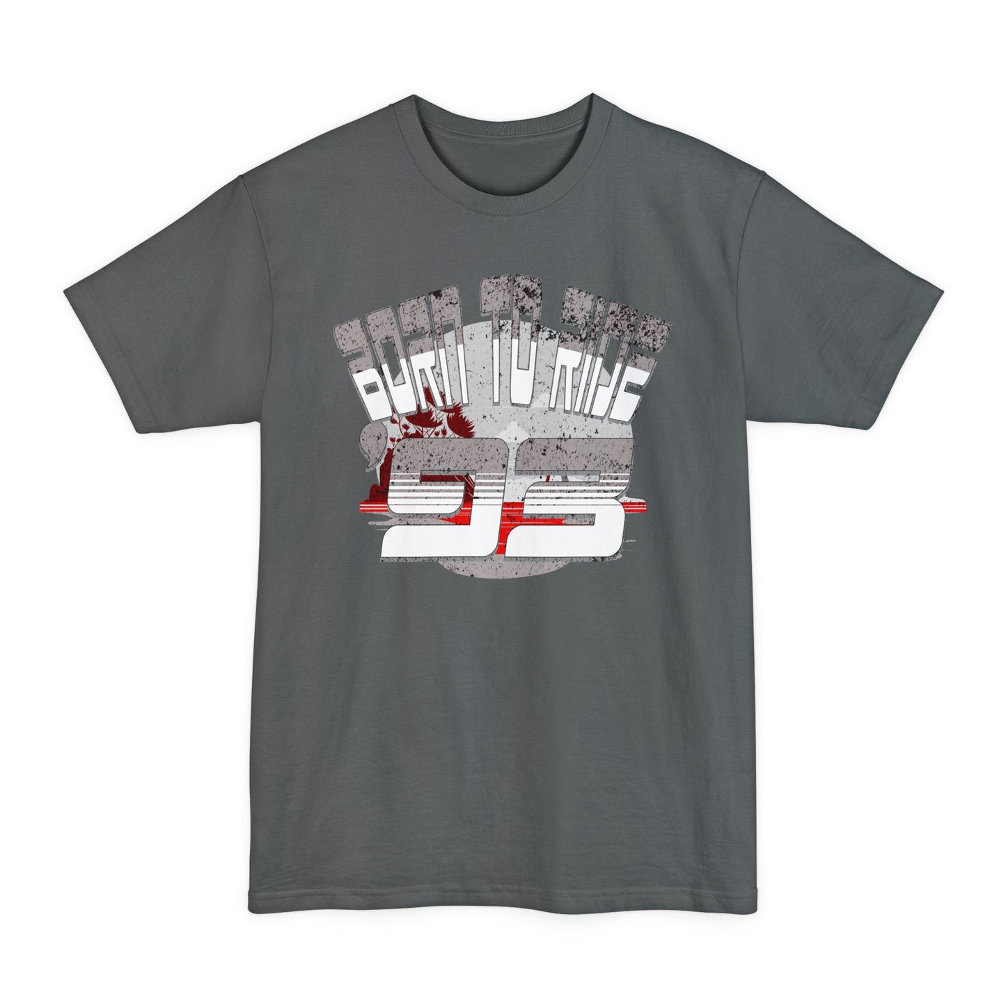 Born to Ride '93 in Monochrome Unisex T-Shirt - Cool Graphic Tee, Casual Wear, Gift for Bikers, Motorcycle Apparel, Everyday Comfort