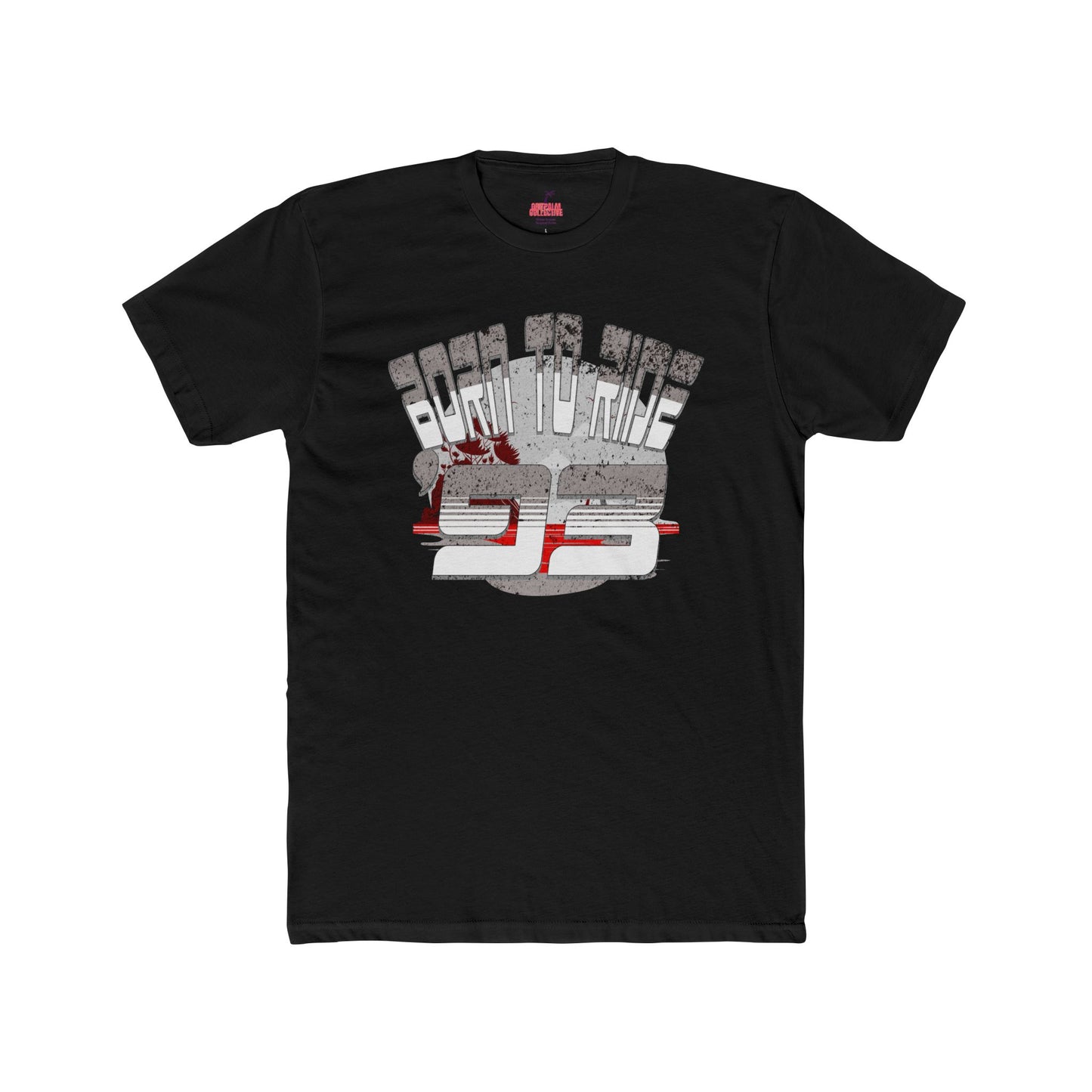 Born to Ride '93 in Monochrome Graphic Tee, Unisex Cotton Crew T-Shirt for Casual Wear, Gift for Him/Her, Cool Fashion Statement, 90s Inspired Clothing