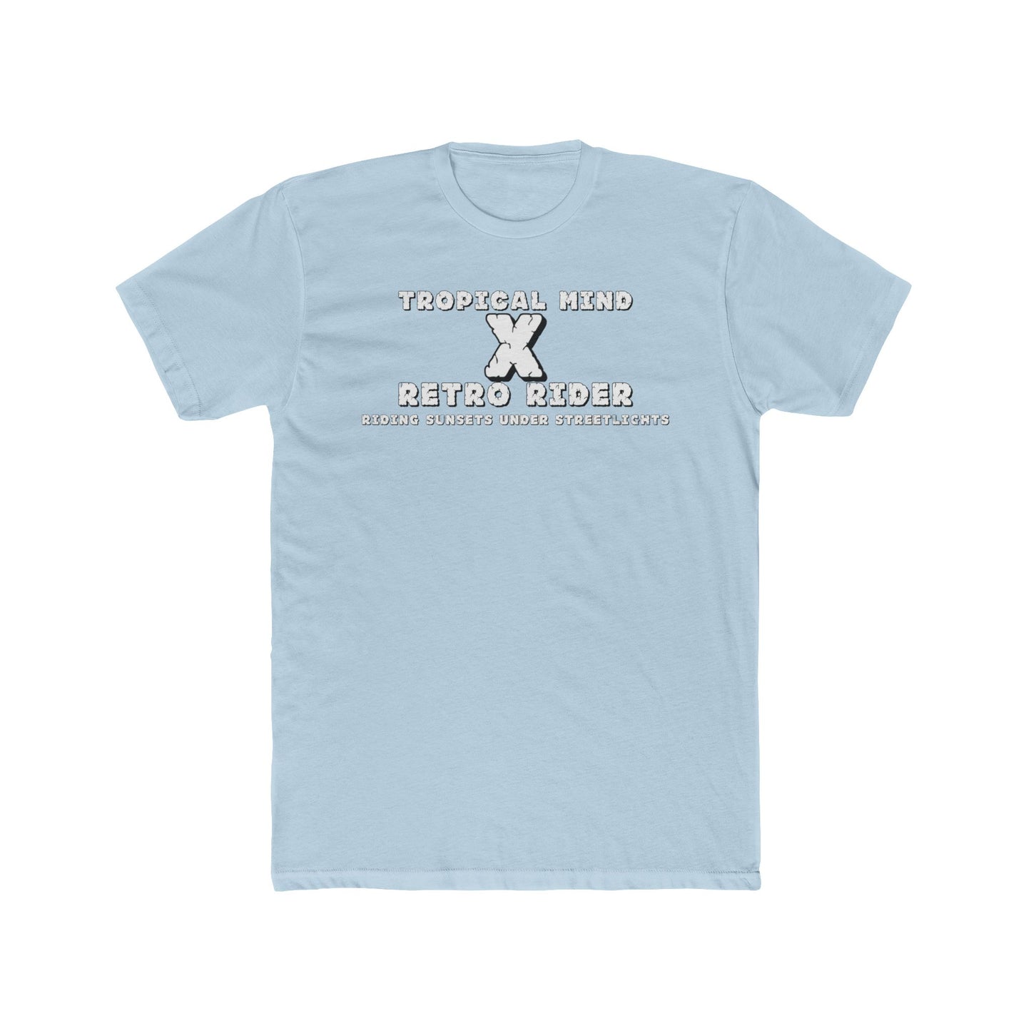 Retro X Tropical Unisex Cotton Crew Tee - Vintage Summer Vibe, Perfect for Vacation, Gift for Beach Lovers, Casual Wear, Graphic Tee - GritPalm Collective