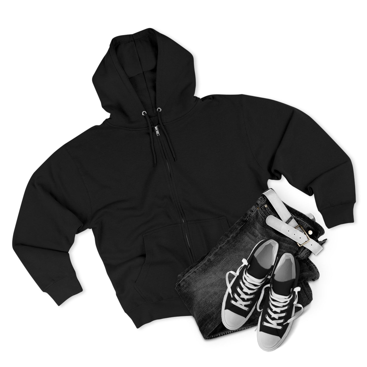 GritPalm Collective Graphic Zip Hoodie, Casual Streetwear, Unisex Sweatshirt, Trendy Graphic Apparel, Perfect Gift for Teens, Fall Fashion - GritPalm Collective