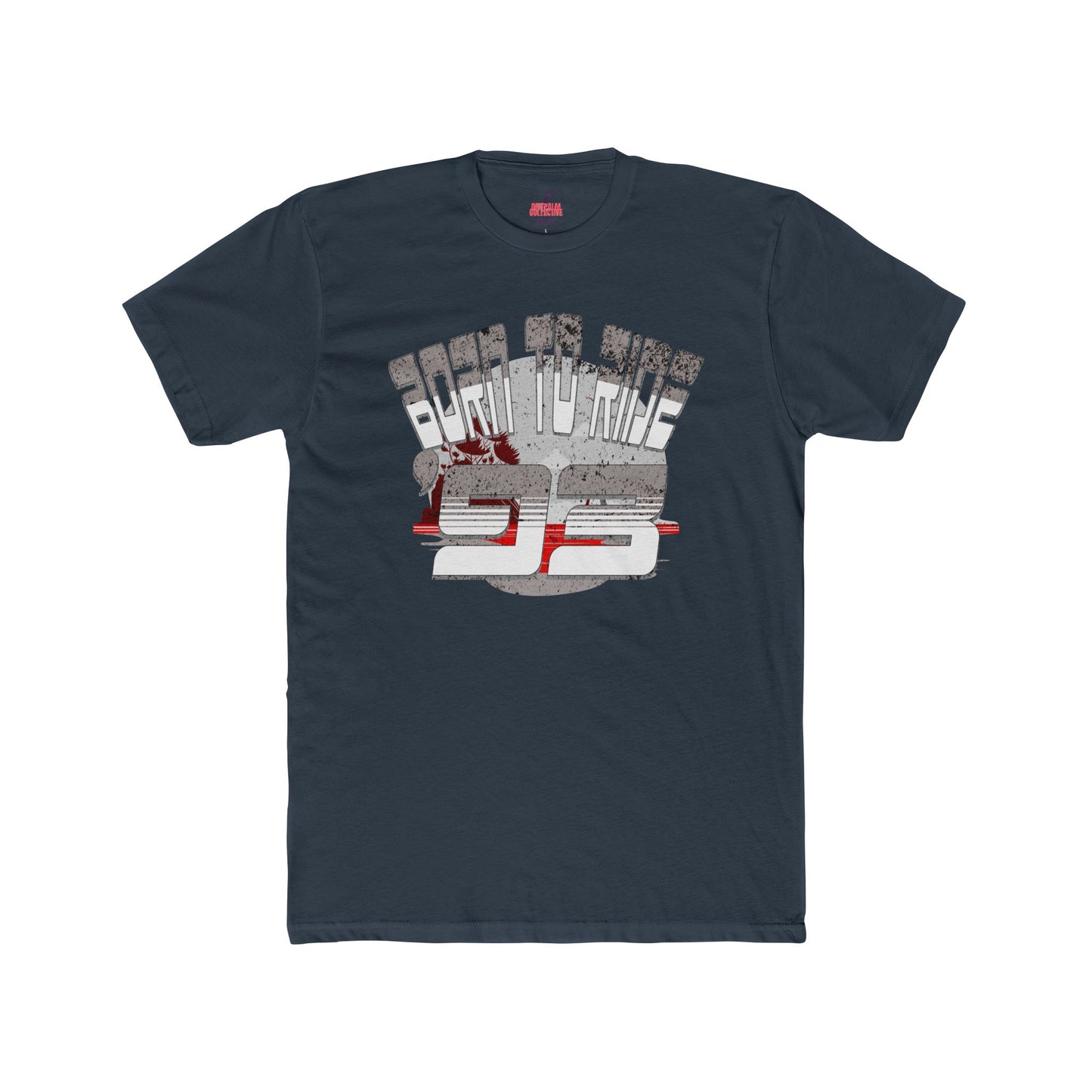 Born to Ride '93 in Monochrome Graphic Tee, Unisex Cotton Crew T-Shirt for Casual Wear, Gift for Him/Her, Cool Fashion Statement, 90s Inspired Clothing