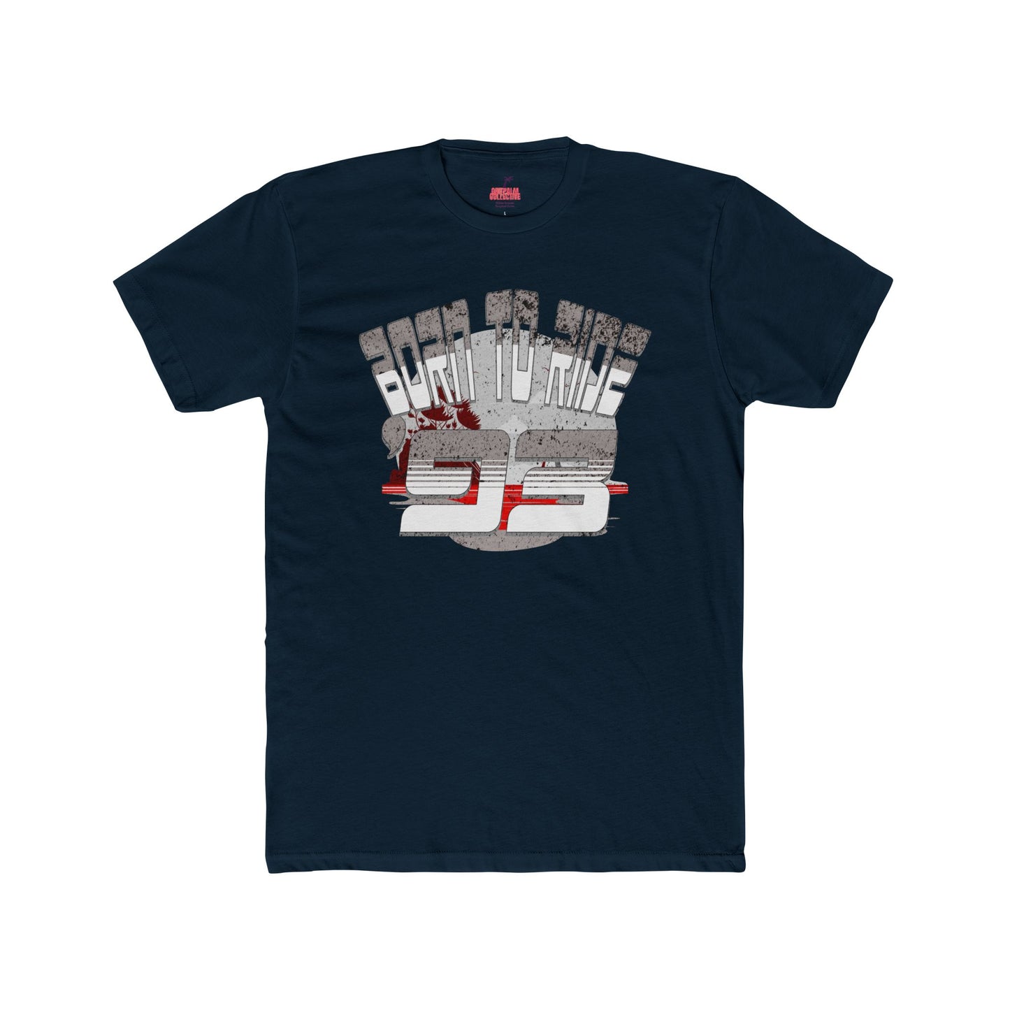 Born to Ride '93 in Monochrome Graphic Tee, Unisex Cotton Crew T-Shirt for Casual Wear, Gift for Him/Her, Cool Fashion Statement, 90s Inspired Clothing