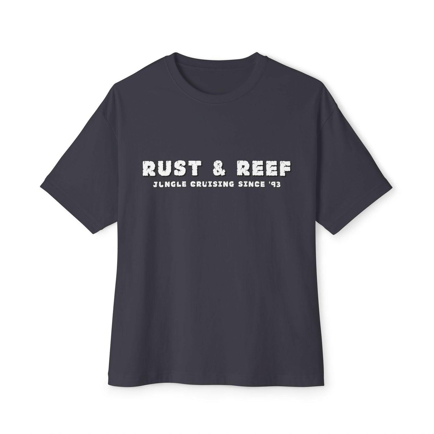 Rust & Reef Unisex Boxy Tee - Cozy Streetwear Top for Everyday Style, Casual Wear, Gift for Trendsetters, Perfect for Summer and Festivals - GritPalm Collective