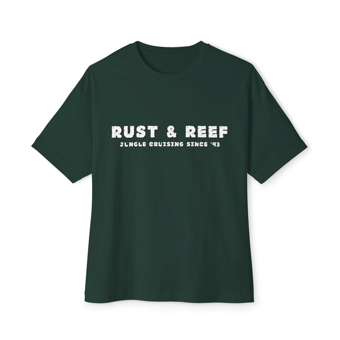 Rust & Reef Unisex Boxy Tee - Cozy Streetwear Top for Everyday Style, Casual Wear, Gift for Trendsetters, Perfect for Summer and Festivals - GritPalm Collective