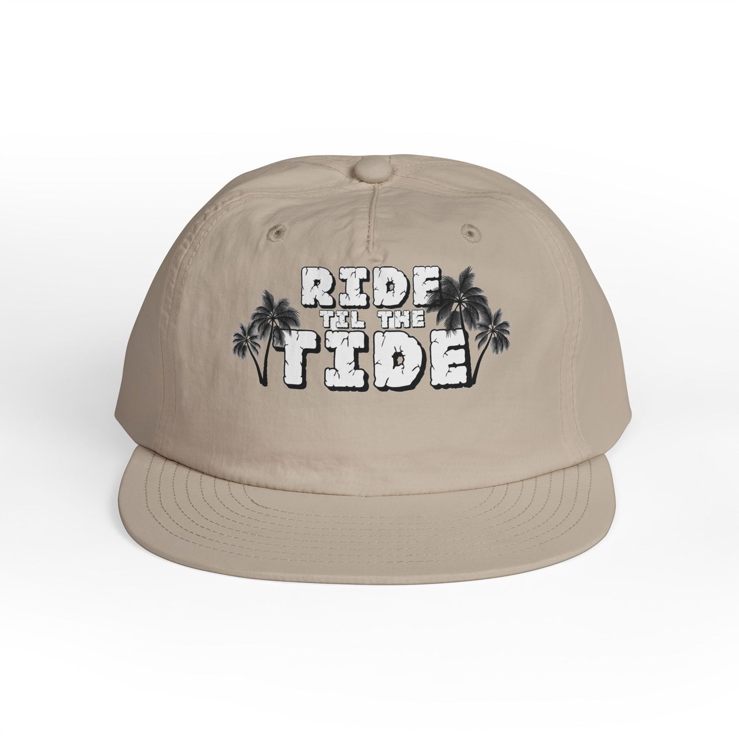 "Ride Till The Tide" Surf Cap for Beach Lovers, Summer Style, Water Sports, Casual Wear, Gift Idea - GritPalm Collective