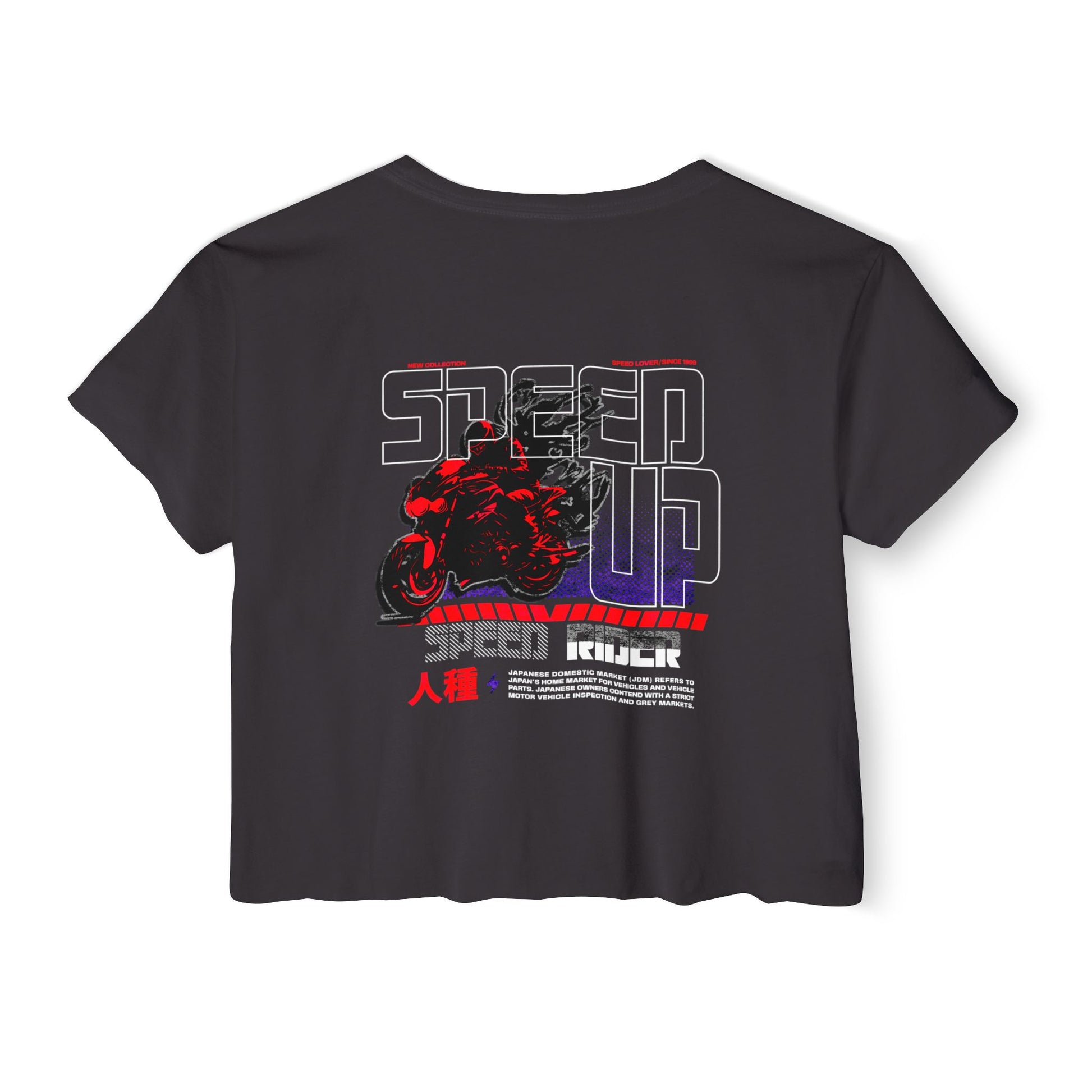 Speed Up Crop Top - Perfect for Concerts, Events, Biker Rallies, Summer Outings, and Casual Wear - GritPalm Collective