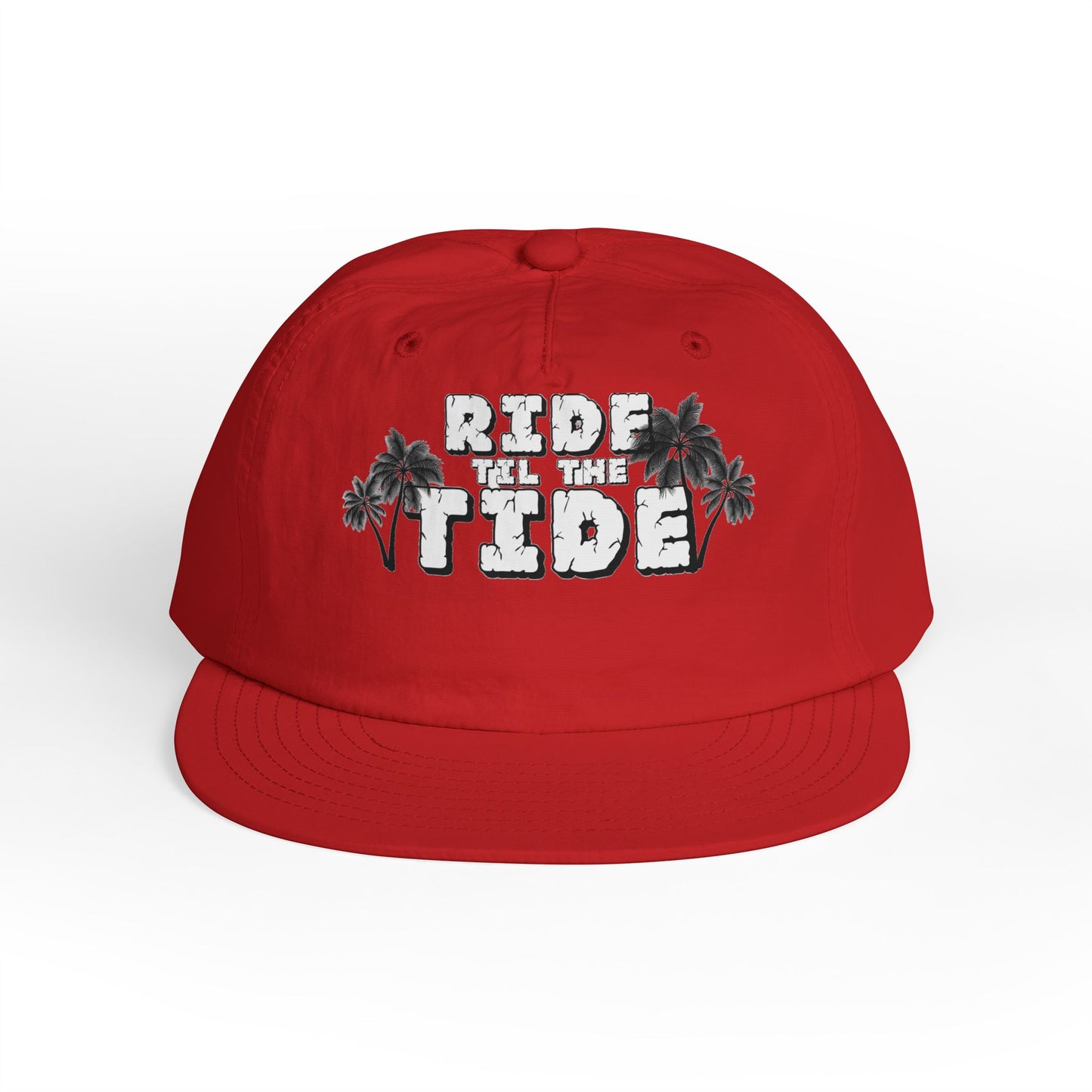 "Ride Till The Tide" Surf Cap for Beach Lovers, Summer Style, Water Sports, Casual Wear, Gift Idea - GritPalm Collective