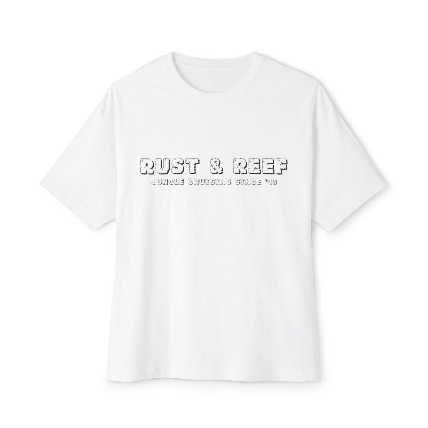 Rust & Reef Unisex Boxy Tee - Cozy Streetwear Top for Everyday Style, Casual Wear, Gift for Trendsetters, Perfect for Summer and Festivals - GritPalm Collective