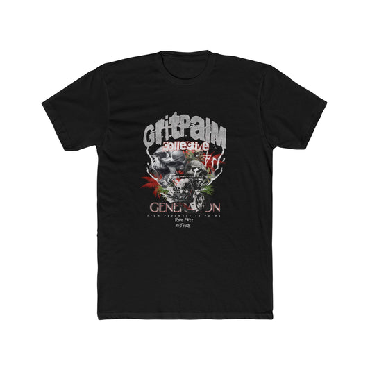 Grit Palm Generation Tee - Unisex Cotton Crew, Casual Wear, Biker T-Shirt, Gift for Him, Everyday Style - GritPalm Collective