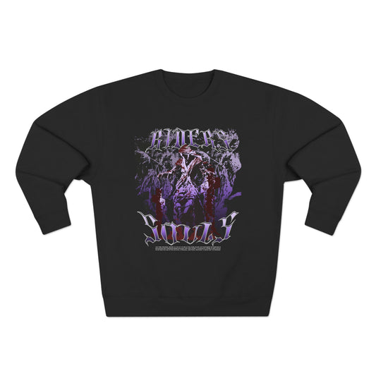 Riders Soul Unisex Crewneck Sweatshirt, Edgy Urban Style, Ideal for Everyday Wear, Gift for Him/Her, Graphic Tee Alternative, [...] - GritPalm Collective