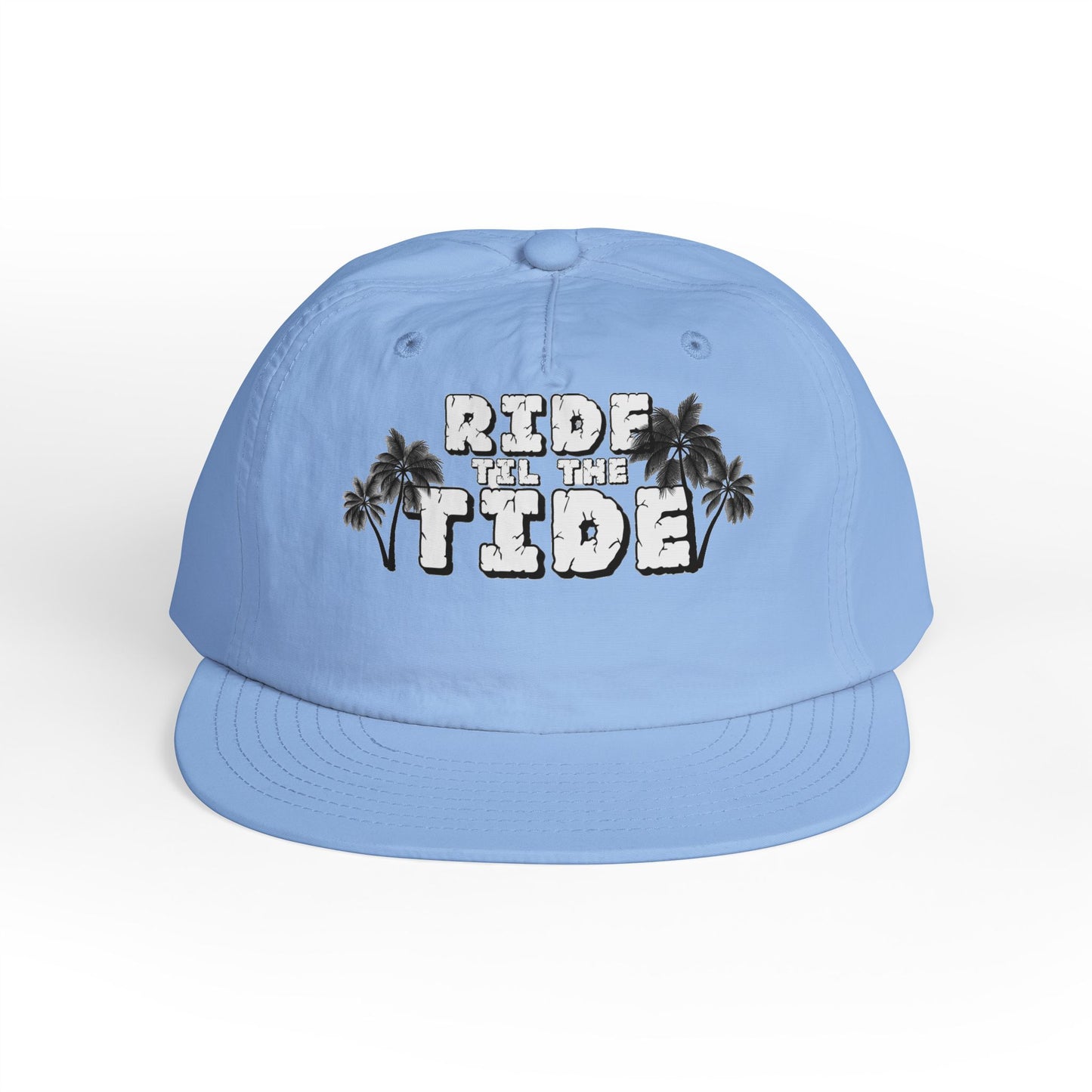"Ride Till The Tide" Surf Cap for Beach Lovers, Summer Style, Water Sports, Casual Wear, Gift Idea - GritPalm Collective