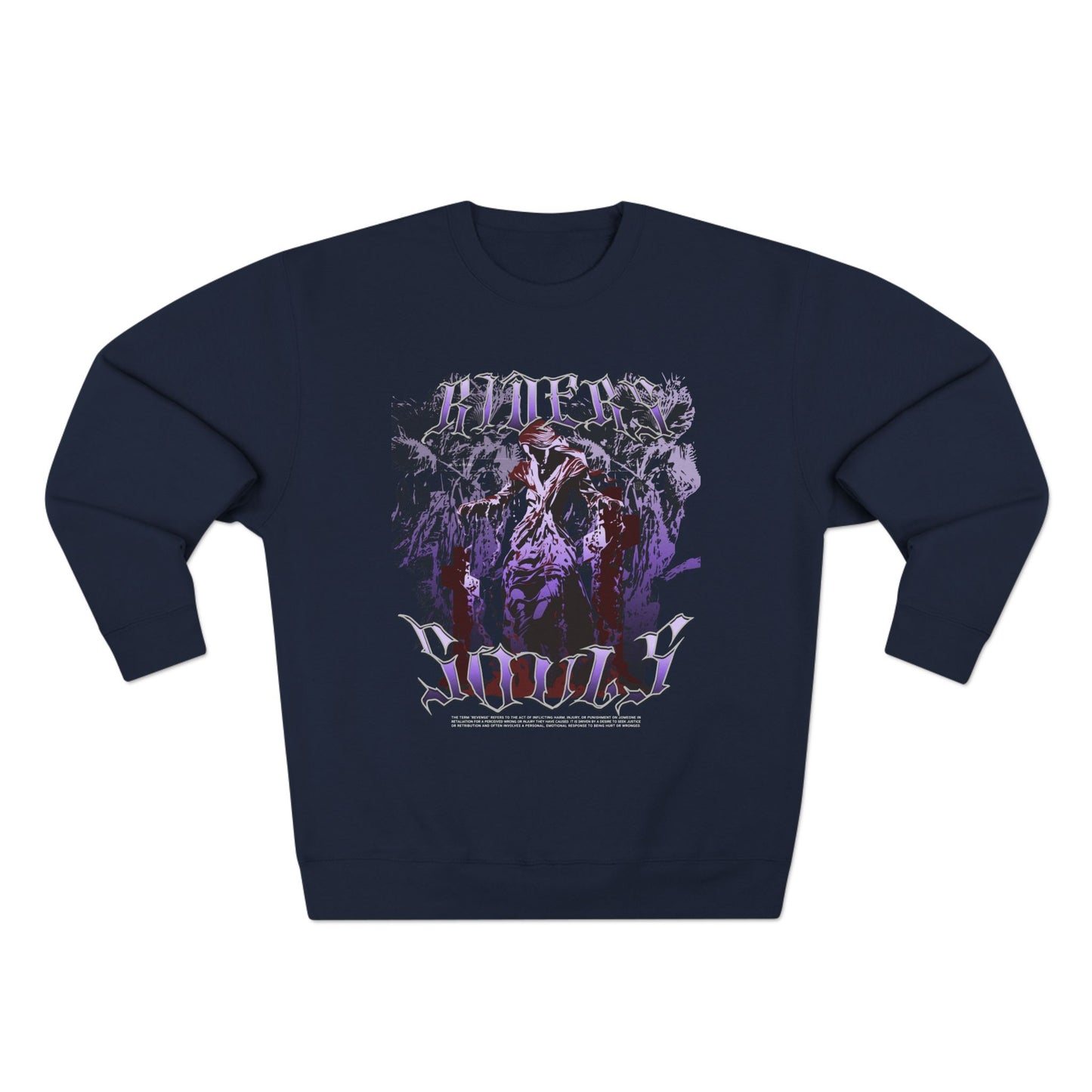 Riders Soul Unisex Crewneck Sweatshirt, Edgy Urban Style, Ideal for Everyday Wear, Gift for Him/Her, Graphic Tee Alternative, [...] - GritPalm Collective