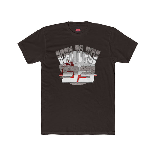 Born to Ride '93 in Monochrome Graphic Tee, Unisex Cotton Crew T-Shirt for Casual Wear, Gift for Him/Her, Cool Fashion Statement, 90s Inspired Clothing
