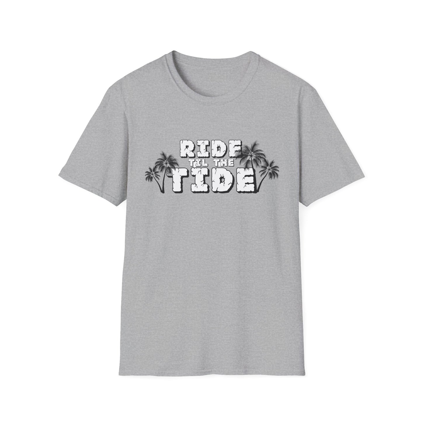 Ride Til the Tide Unisex T-Shirt – Beach Lover Gift, Summer Vibes, Casual Wear, Vacation Essentials, Surf Style Clothing - GritPalm Collective
