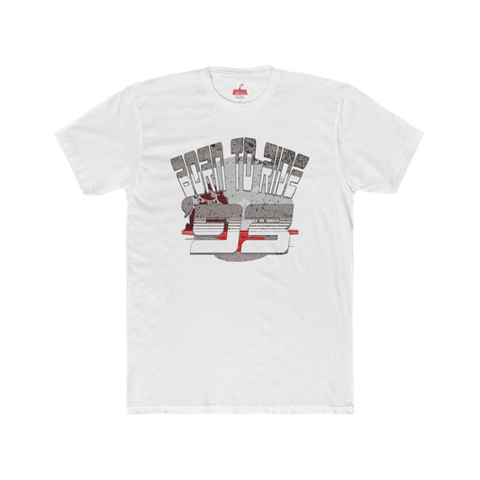 Born to Ride '93 in Monochrome Graphic Tee, Unisex Cotton Crew T-Shirt for Casual Wear, Gift for Him/Her, Cool Fashion Statement, 90s Inspired Clothing