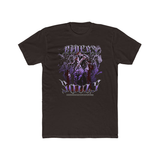 Riders Souls Unisex Cotton Crew Shirt, Edgy Fashion, Streetwear, Alternative Style, Unique Gift - GritPalm Collective