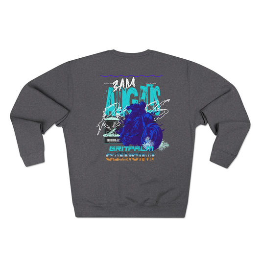 3AM Angels Crewneck Sweatshirt | Cozy Streetwear Gift, Casual Outfit, Fall Fashion, Graphic Tee Alternative - GritPalm Collective
