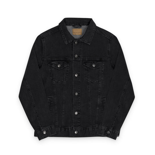 Stylish Unisex Denim Jacket with Unique Embroidery, Casual Wear, Street Style, Gift for Birthdays, Relaxed Fit, Trendy Outerwear - GritPalm Collective