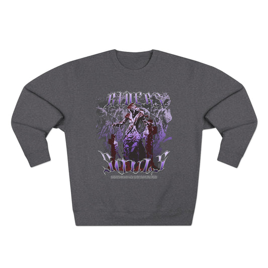 Riders Soul Unisex Crewneck Sweatshirt, Edgy Urban Style, Ideal for Everyday Wear, Gift for Him/Her, Graphic Tee Alternative, [...] - GritPalm Collective