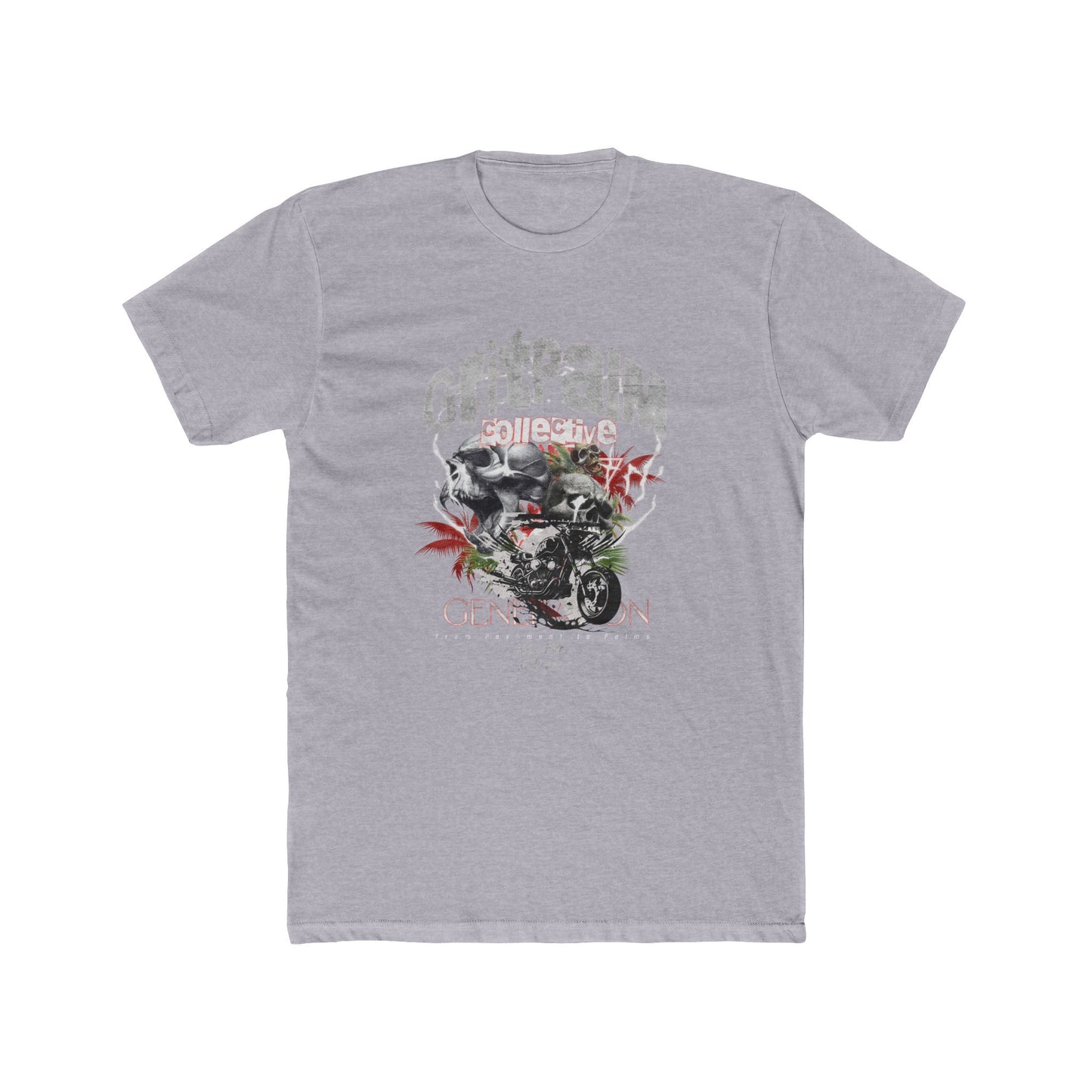 Grit Palm Generation Tee - Unisex Cotton Crew, Casual Wear, Biker T-Shirt, Gift for Him, Everyday Style - GritPalm Collective