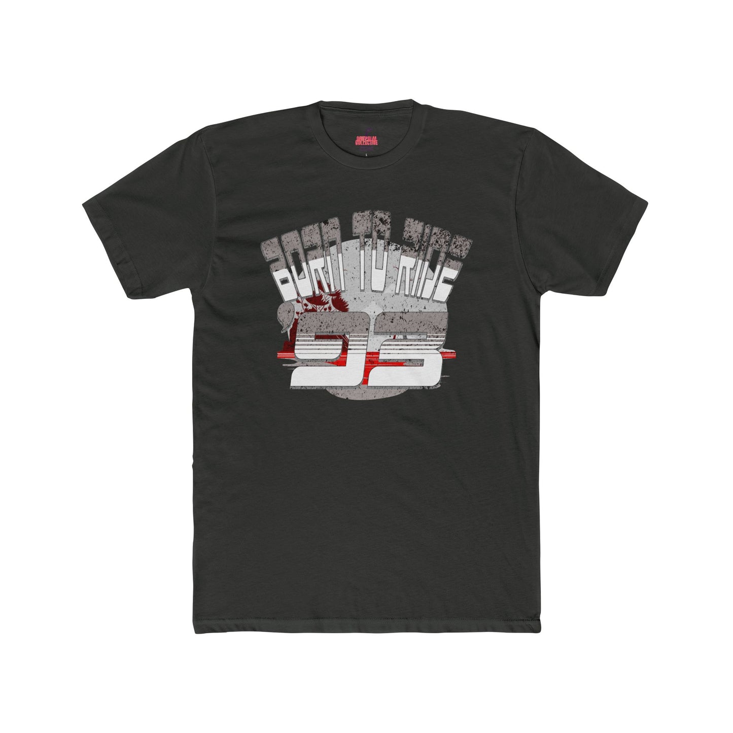 Born to Ride '93 in Monochrome Graphic Tee, Unisex Cotton Crew T-Shirt for Casual Wear, Gift for Him/Her, Cool Fashion Statement, 90s Inspired Clothing