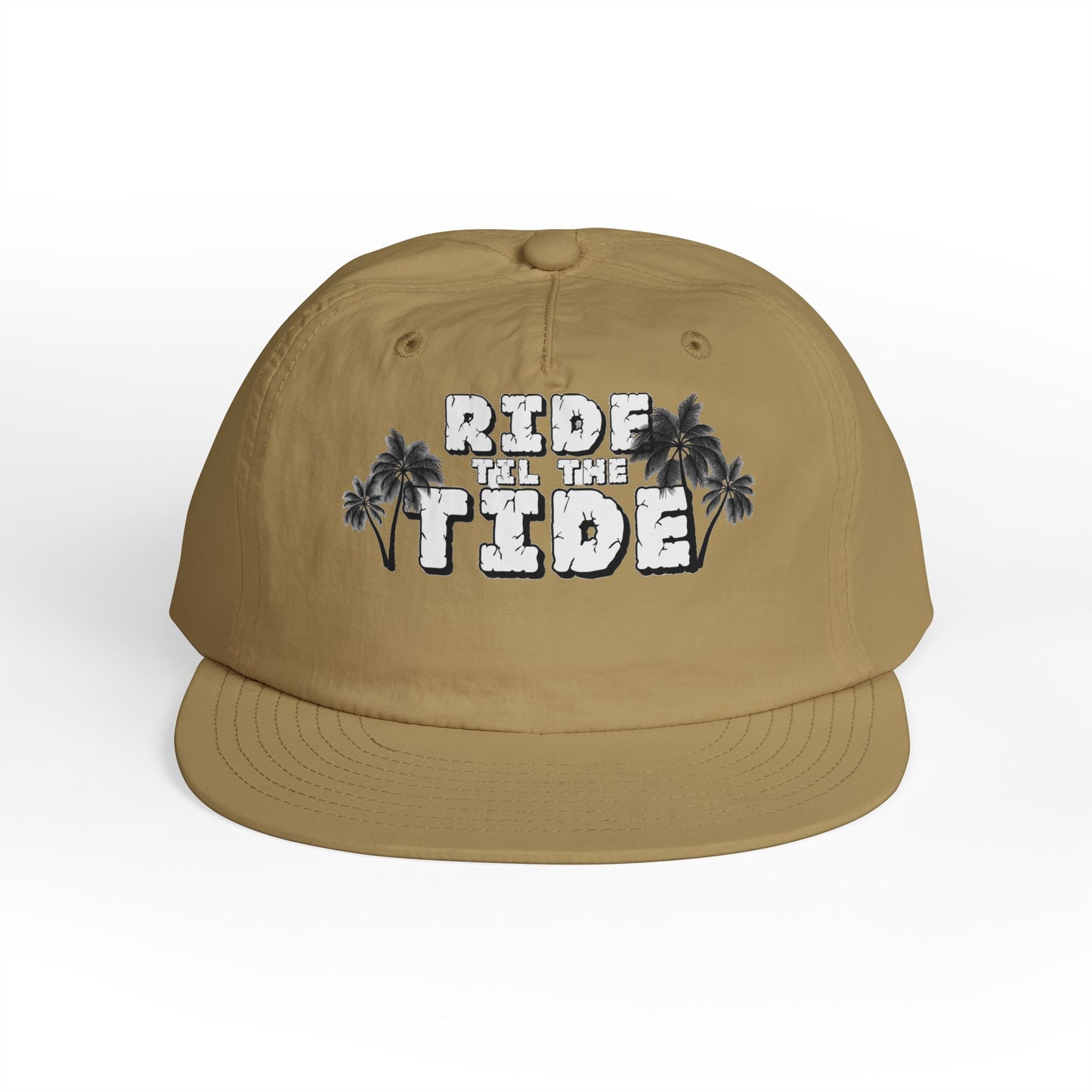 "Ride Till The Tide" Surf Cap for Beach Lovers, Summer Style, Water Sports, Casual Wear, Gift Idea - GritPalm Collective