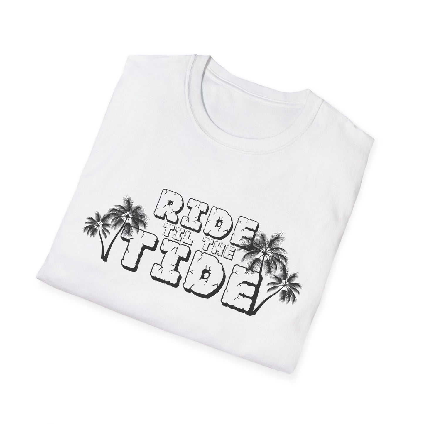 Ride Til the Tide Unisex T-Shirt – Beach Lover Gift, Summer Vibes, Casual Wear, Vacation Essentials, Surf Style Clothing - GritPalm Collective
