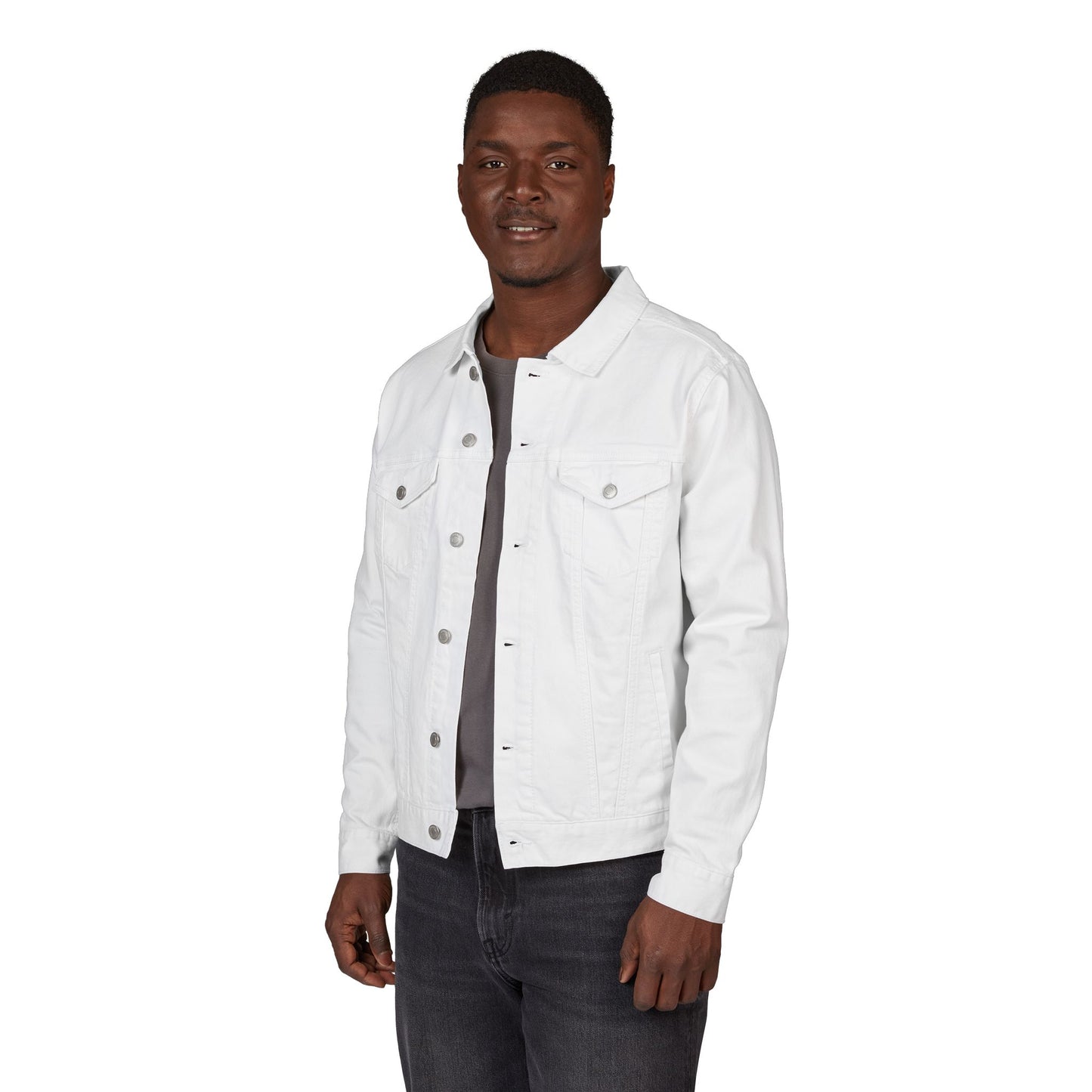 Stylish Unisex Denim Jacket with Unique Embroidery, Casual Wear, Street Style, Gift for Birthdays, Relaxed Fit, Trendy Outerwear - GritPalm Collective