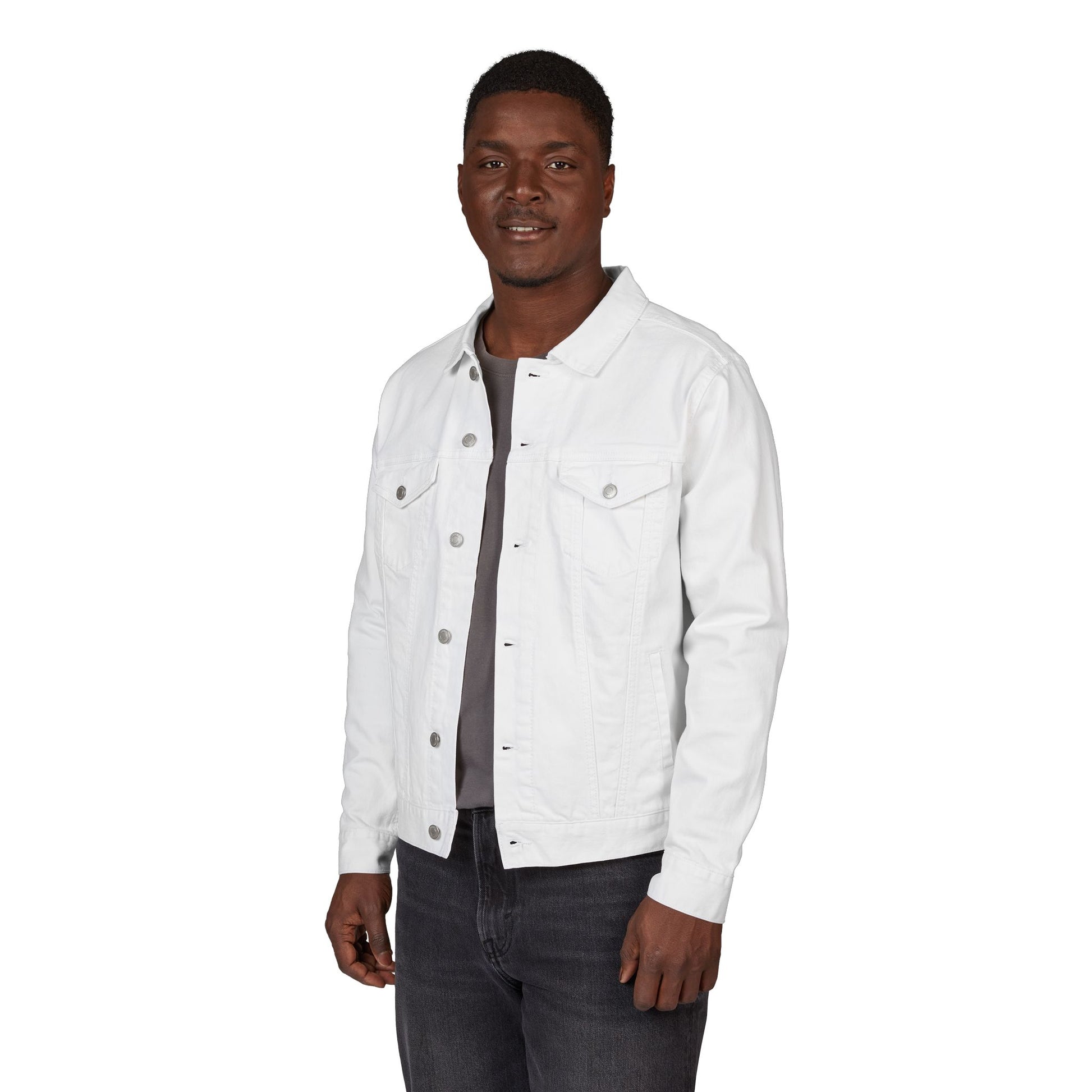 Stylish Unisex Denim Jacket with Unique Embroidery, Casual Wear, Street Style, Gift for Birthdays, Relaxed Fit, Trendy Outerwear - GritPalm Collective