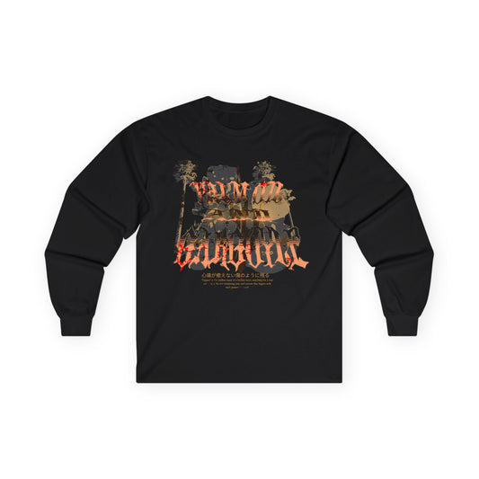 Palm Oil And Gargoyle Long Sleeve Tee - Unisex Ultra Cotton, Graphic Tee, Casual Wear, Gift for Him, Her, Summer Vibes - GritPalm Collective