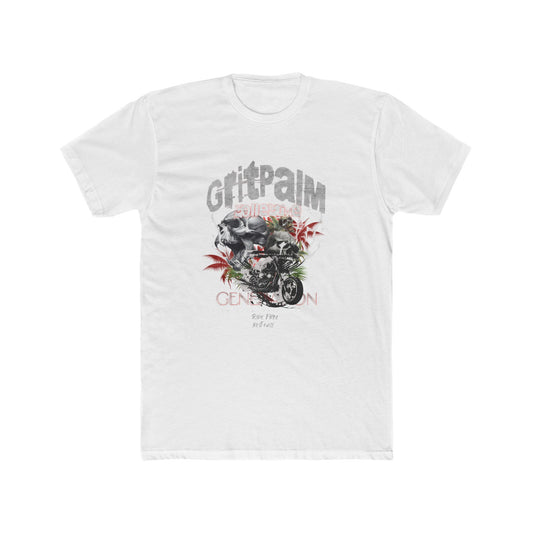 Grit Palm Generation Tee - Unisex Cotton Crew, Casual Wear, Biker T-Shirt, Gift for Him, Everyday Style - GritPalm Collective
