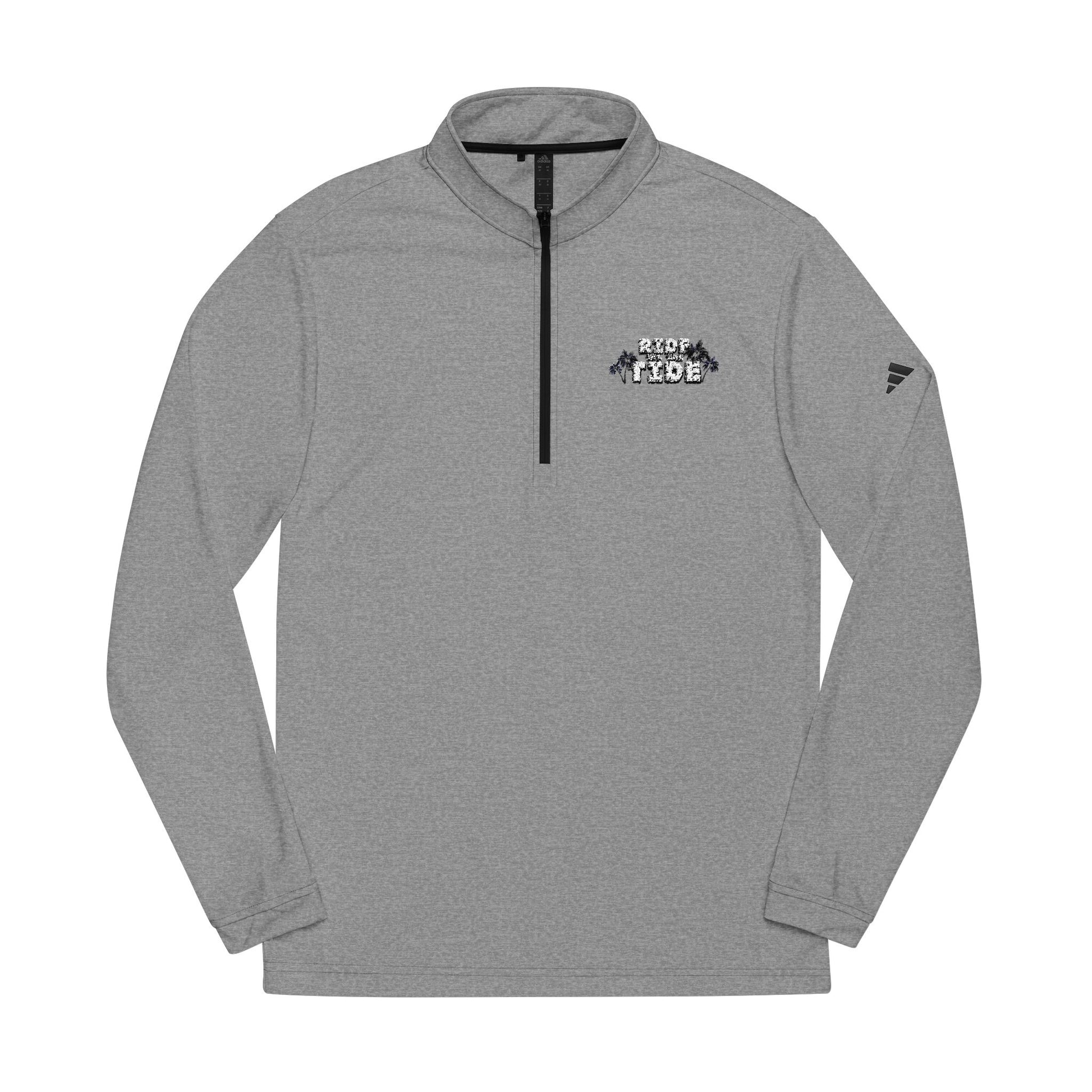 Adidas® Ride Til the Tide Quarter-Zip Pullover - Stylish Athletic Layer for Active Lifestyles, Gift for Sports Enthusiasts, Perfect for Fall/Winter - GritPalm Collective