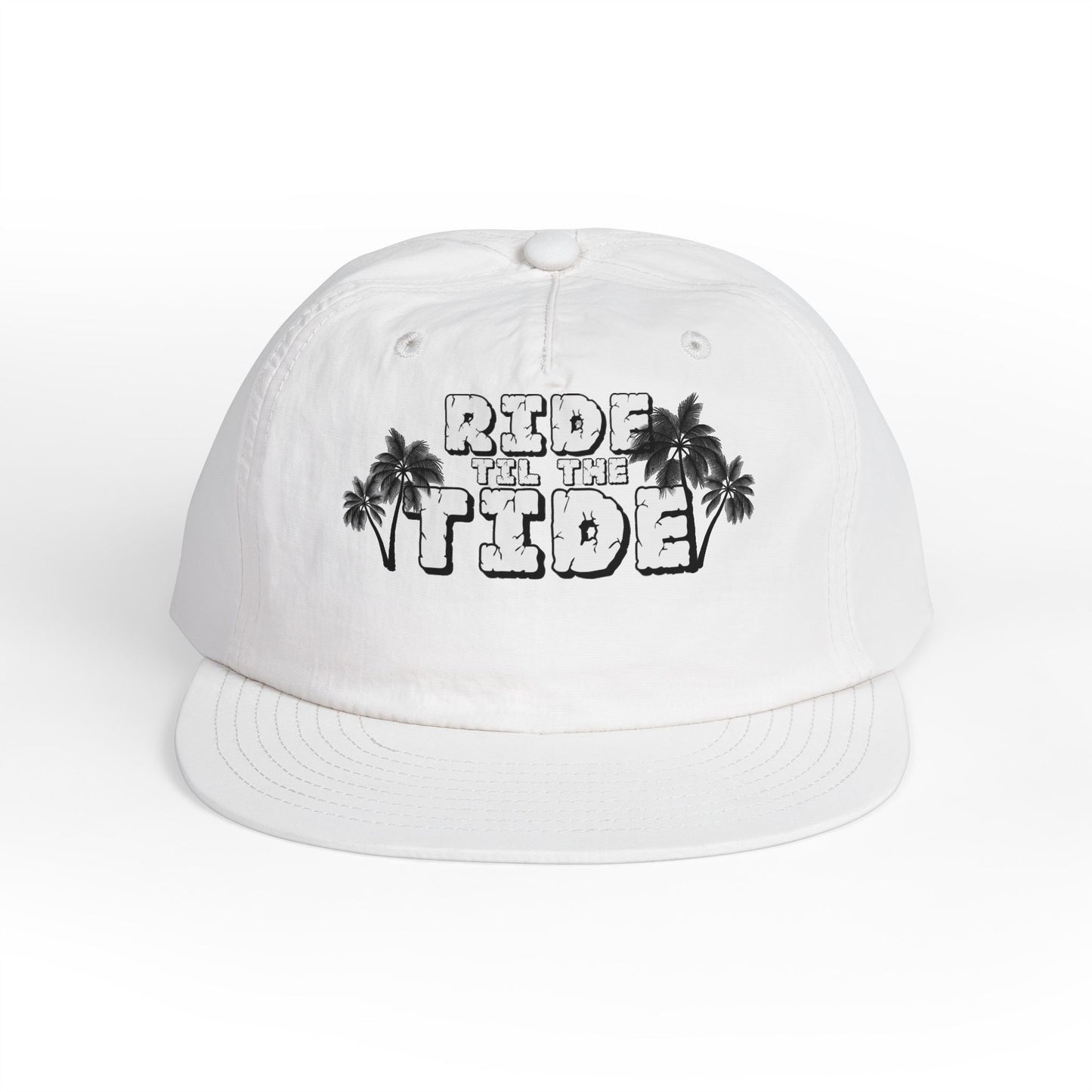 "Ride Till The Tide" Surf Cap for Beach Lovers, Summer Style, Water Sports, Casual Wear, Gift Idea - GritPalm Collective