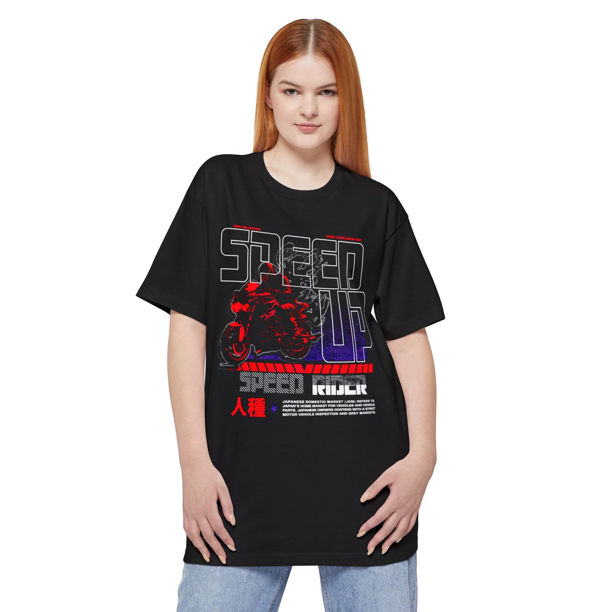 Speed Up Motorcycle Enthusiast T-Shirt, Biker Apparel, Gift for Riders, Casual Wear, Cool Graphic Tee - GritPalm Collective