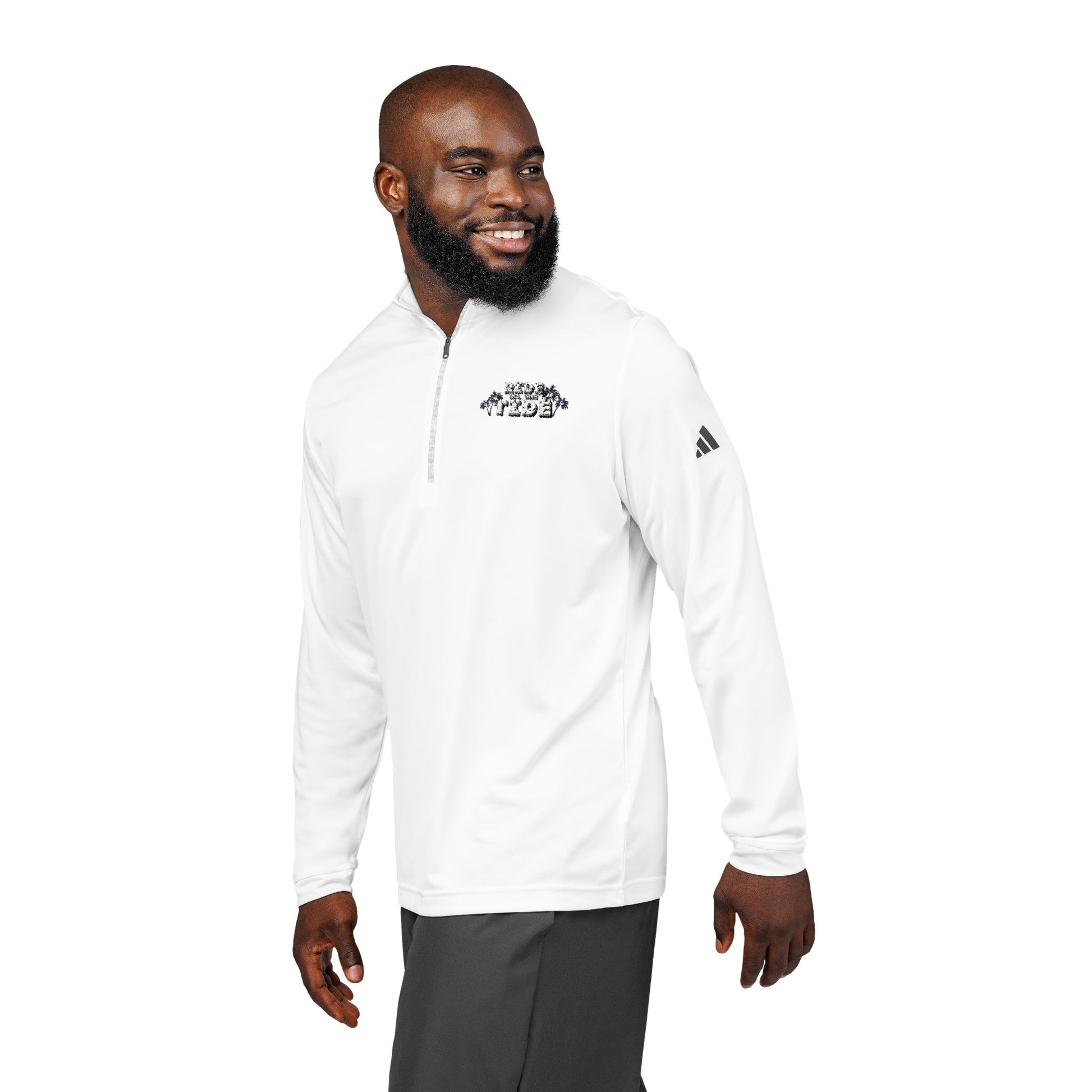 Adidas® Ride Til the Tide Quarter-Zip Pullover - Stylish Athletic Layer for Active Lifestyles, Gift for Sports Enthusiasts, Perfect for Fall/Winter - GritPalm Collective