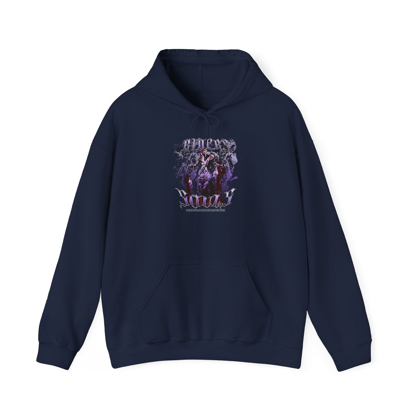 Riders Souls Hoodie, Unisex Hooded Sweatshirt, Cozy Warm Pullover, Grunge Casual Style, Perfect for Halloween - GritPalm Collective