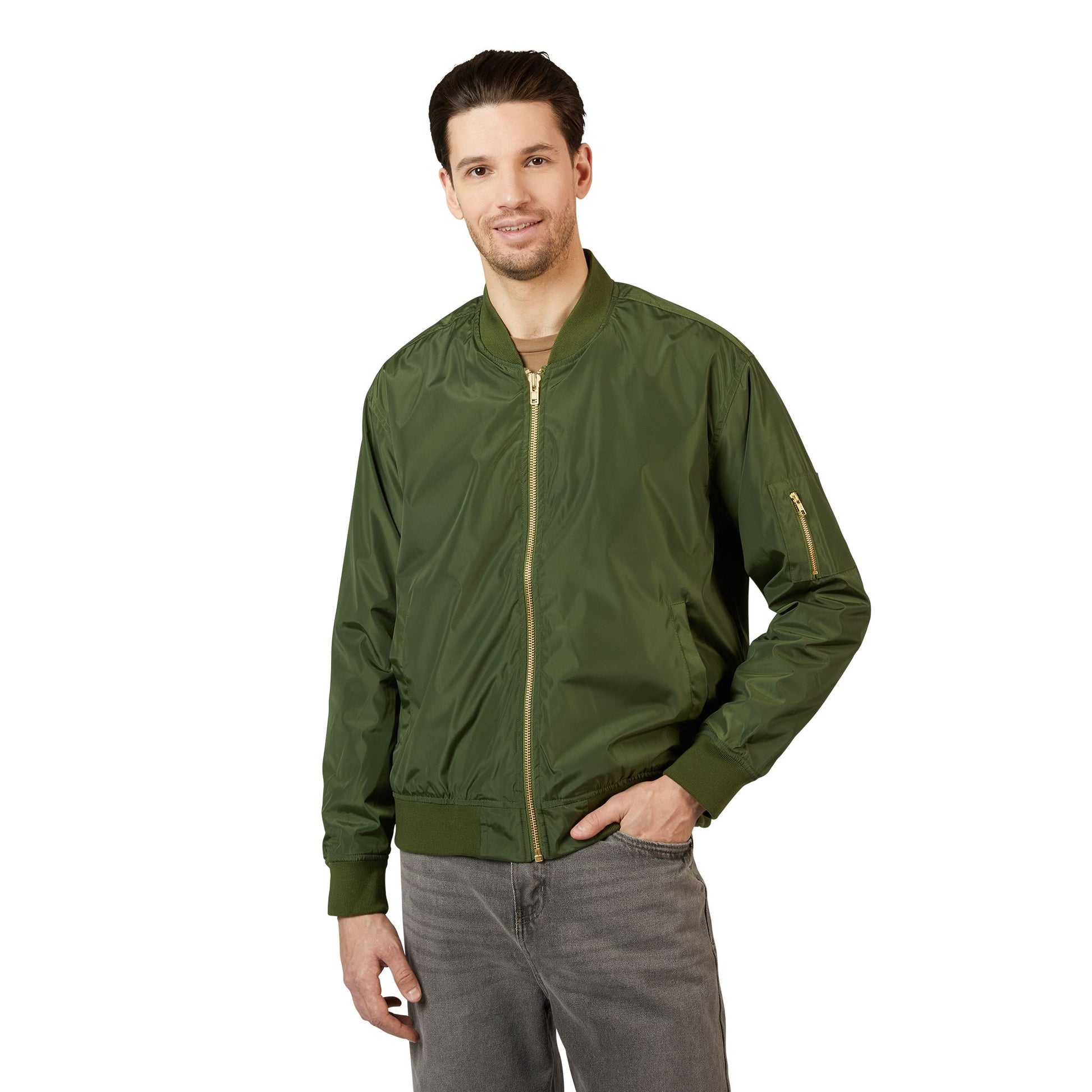 Ride the Tide Stylish Recycled Bomber Jacket, Eco-Friendly Outerwear, Casual Jacket, Streetwear Fashion, Gift for [...] - GritPalm Collective