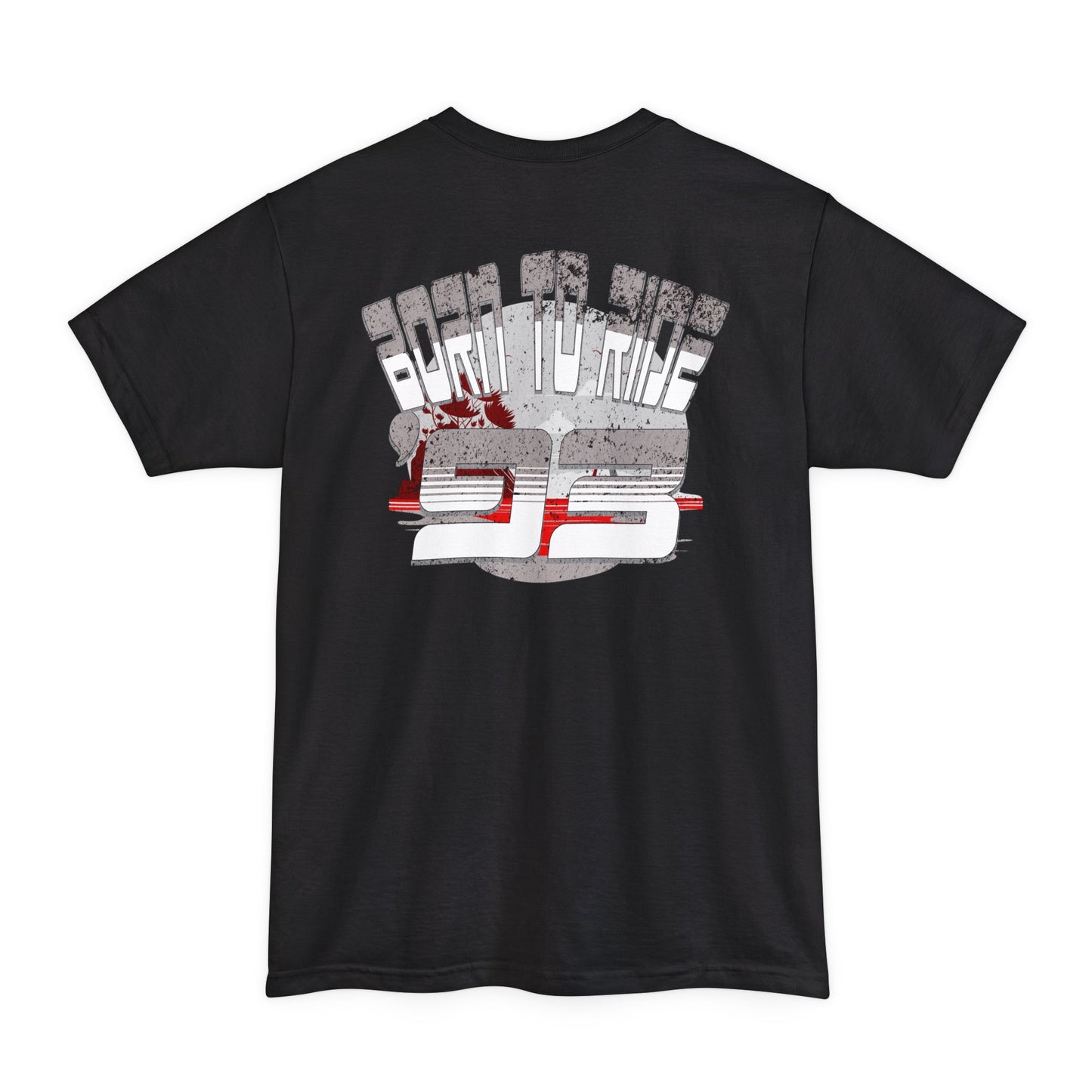 Born to Ride '93 in Monochrome Unisex T-Shirt - Cool Graphic Tee, Casual Wear, Gift for Bikers, Motorcycle Apparel, Everyday Comfort