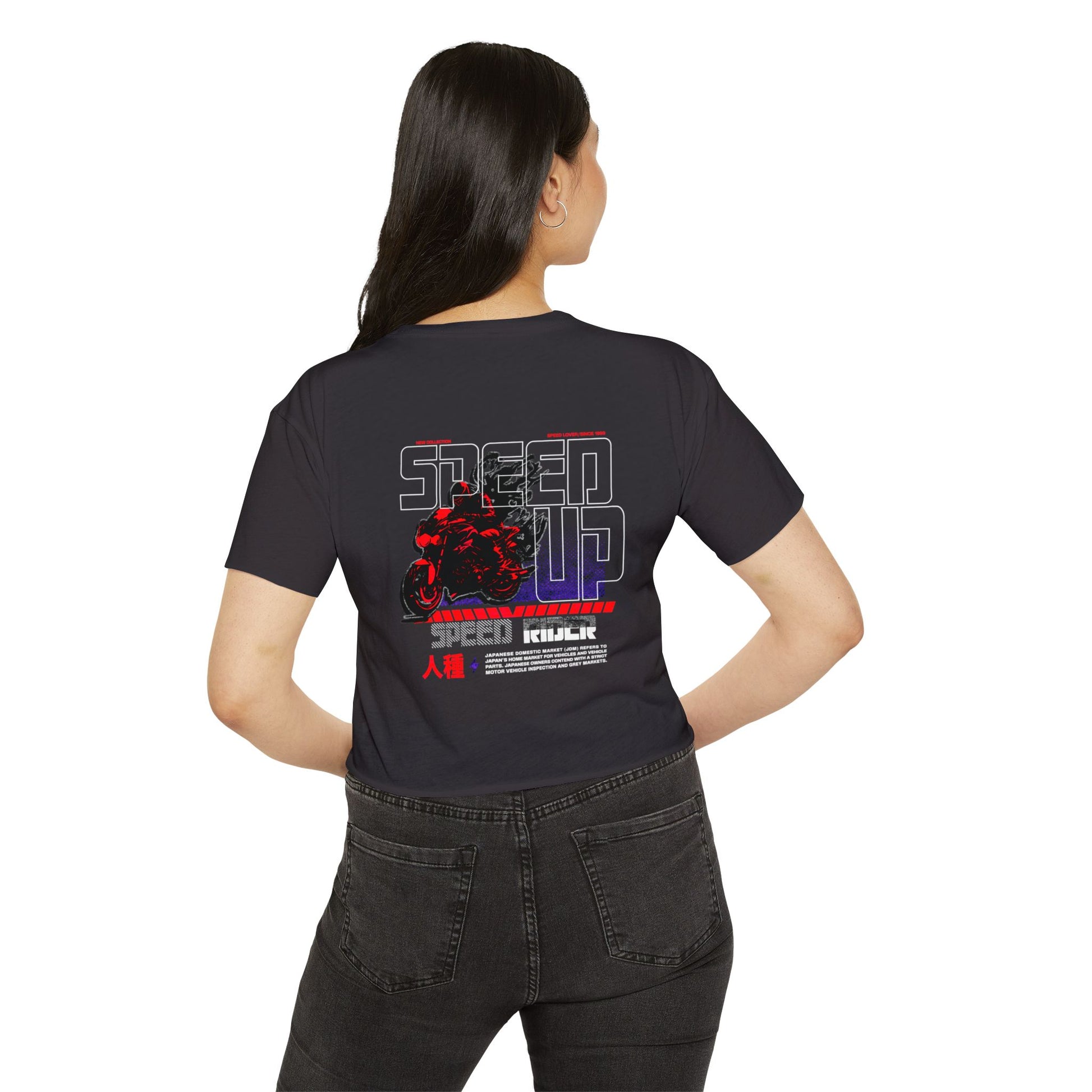 Speed Up Crop Top - Perfect for Concerts, Events, Biker Rallies, Summer Outings, and Casual Wear - GritPalm Collective