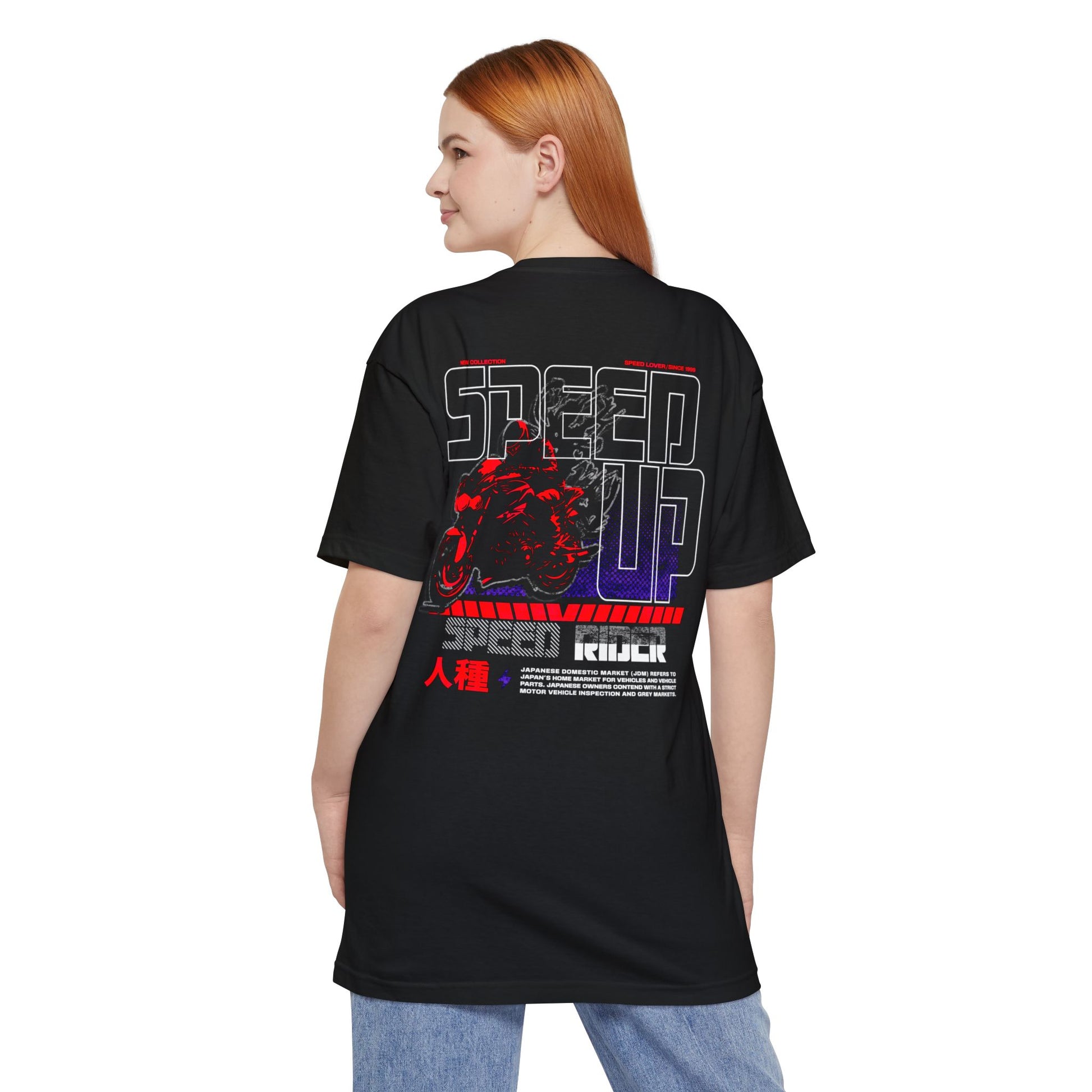 Speed Up Motorcycle Enthusiast T-Shirt, Biker Apparel, Gift for Riders, Casual Wear, Cool Graphic Tee - GritPalm Collective