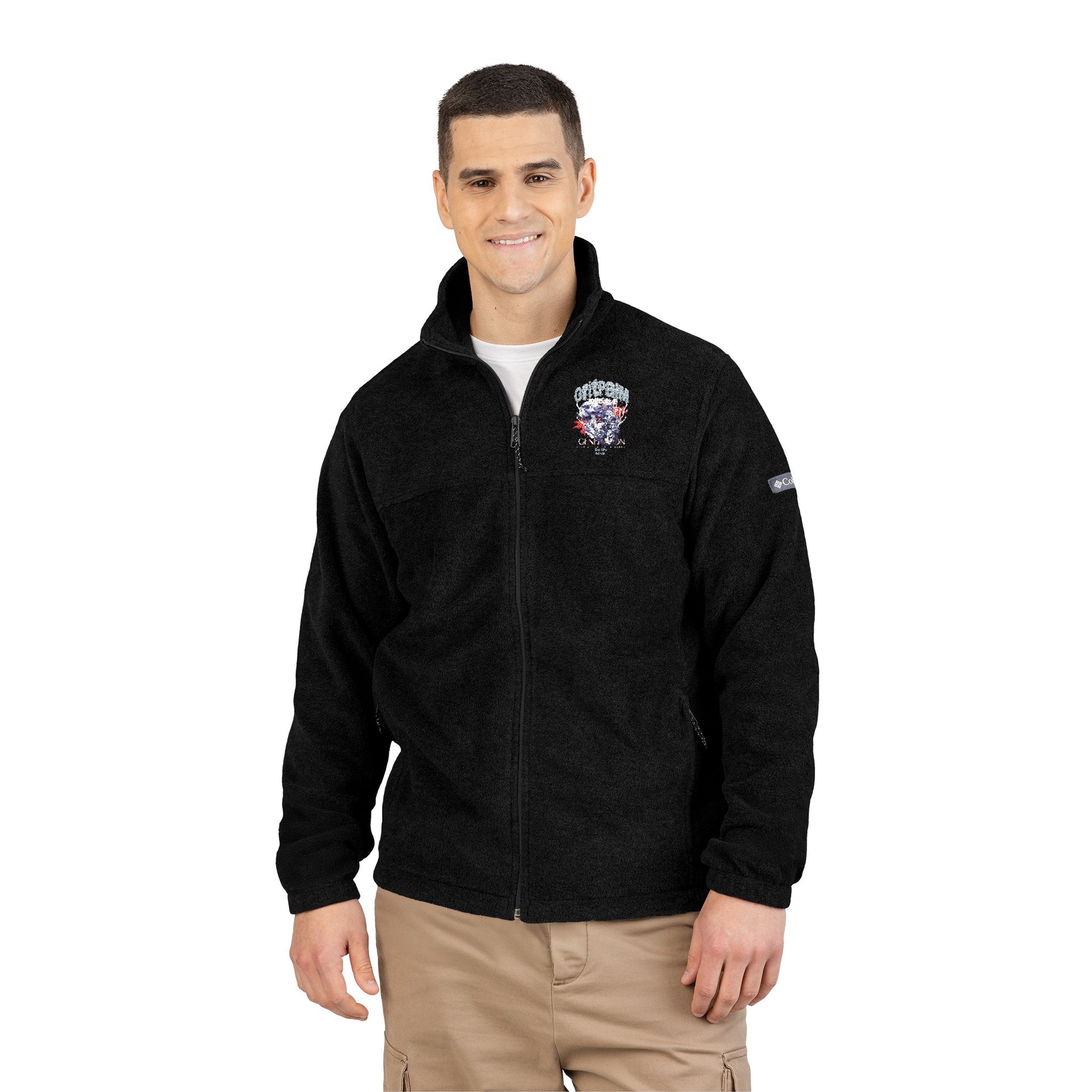GritPalm Collective Columbia Fleece Jacket, Warm Winter Layering, Perfect for Outdoor Adventures, Gifts for Him/Her, Custom Embroidered Apparel - GritPalm Collective