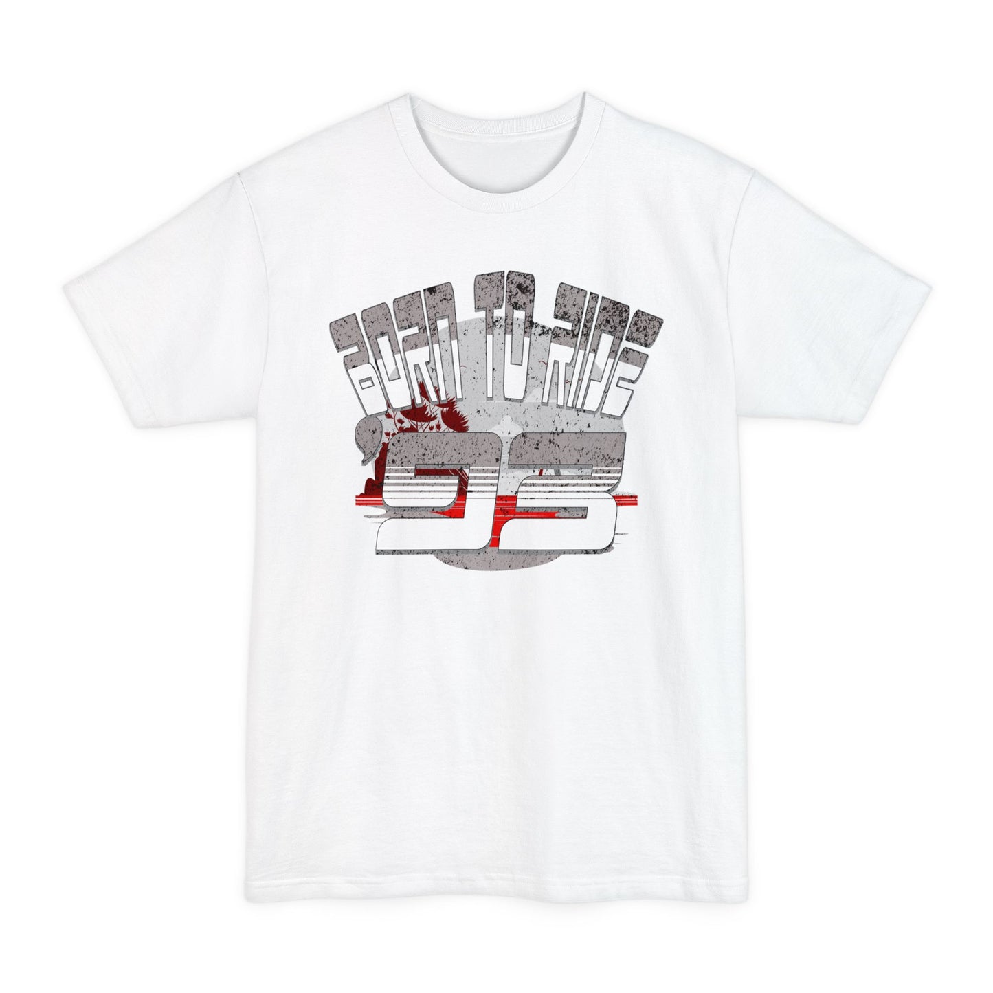 Born to Ride '93 in Monochrome Unisex T-Shirt - Cool Graphic Tee, Casual Wear, Gift for Bikers, Motorcycle Apparel, Everyday Comfort