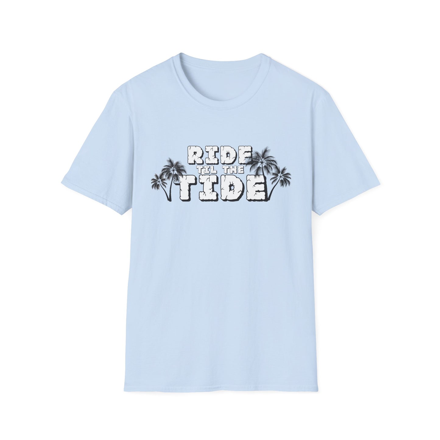 Ride Til the Tide Unisex T-Shirt – Beach Lover Gift, Summer Vibes, Casual Wear, Vacation Essentials, Surf Style Clothing - GritPalm Collective