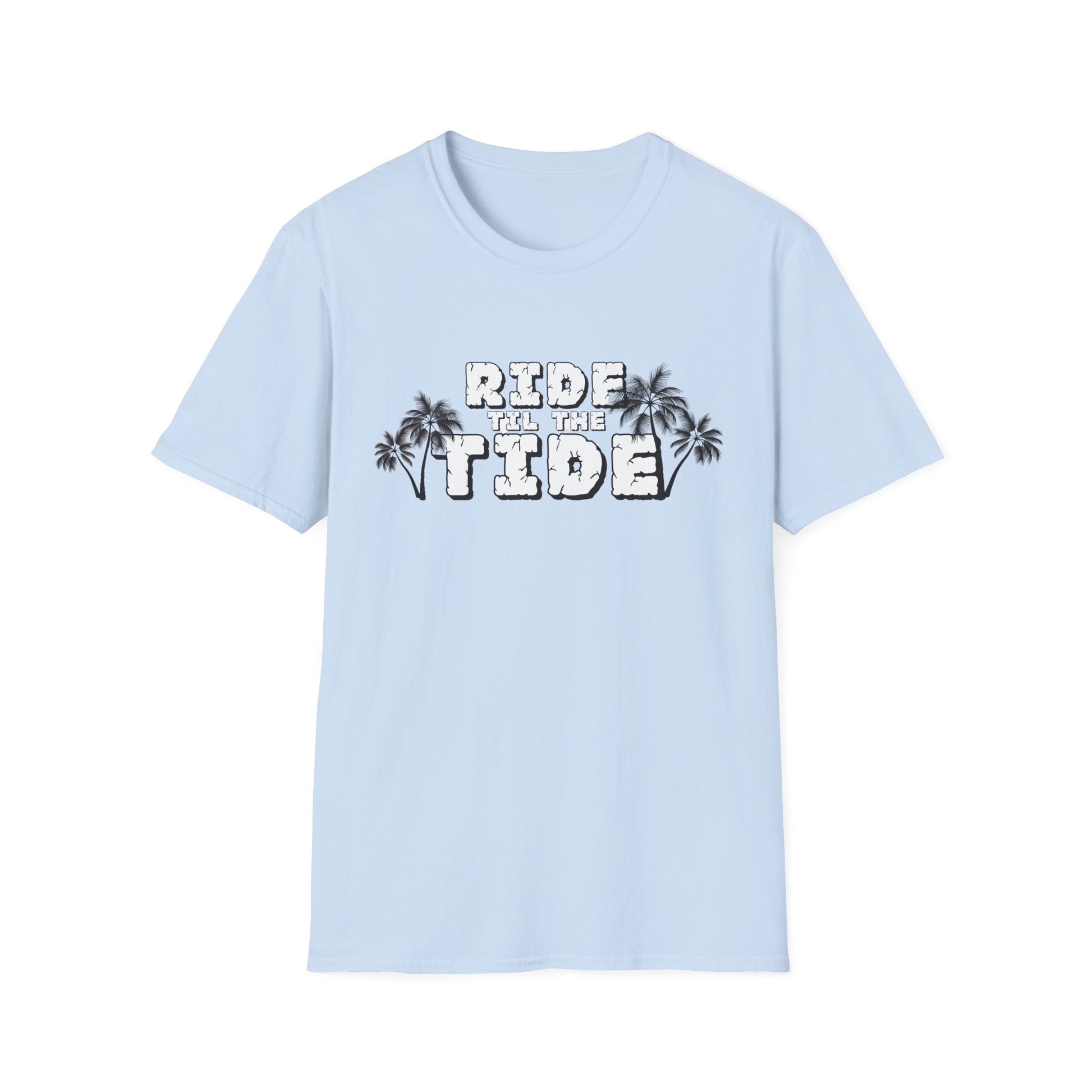 Ride Til the Tide Unisex T-Shirt – Beach Lover Gift, Summer Vibes, Casual Wear, Vacation Essentials, Surf Style Clothing - GritPalm Collective
