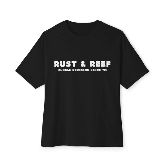 Rust & Reef Unisex Boxy Tee - Cozy Streetwear Top for Everyday Style, Casual Wear, Gift for Trendsetters, Perfect for Summer and Festivals - GritPalm Collective