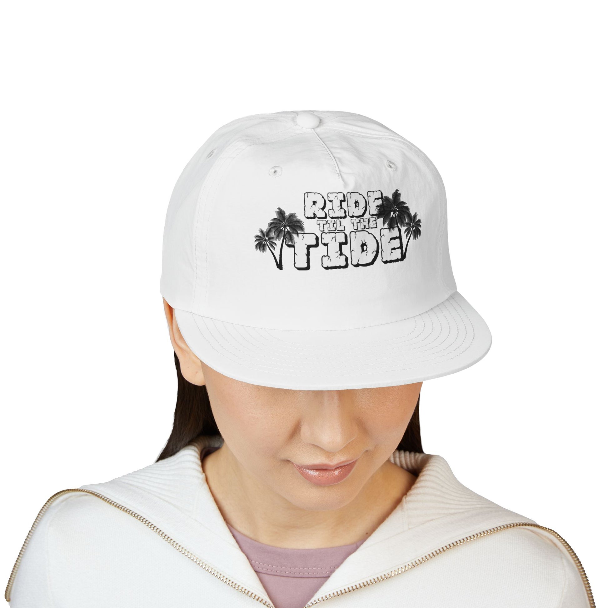 "Ride Till The Tide" Surf Cap for Beach Lovers, Summer Style, Water Sports, Casual Wear, Gift Idea - GritPalm Collective