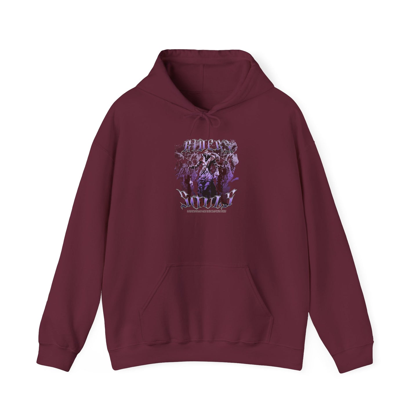 Riders Souls Hoodie, Unisex Hooded Sweatshirt, Cozy Warm Pullover, Grunge Casual Style, Perfect for Halloween - GritPalm Collective